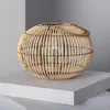 Image de Lampe à Poser led Extérieure Solaire Rotin Sirpur Naturel