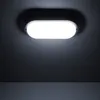 Image de Plafonnier led Extérieur Ovale 25W Hublot Black IP65 98x198 mm 6500K Blanc froid