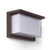 Image de Applique murale extérieur LED à double diffuseur sélectionnable Valorian 12 W en aluminium CCT Sélectionnable Rouille