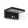 Image de Applique Murale Extérieure Solaire led Aluminium Bran Noir