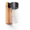 Image de Applique Murale Extérieure Acier Inoxydable et Verre Isoba Noir