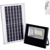 Image de Projecteur solaire led 65 w 4000 k Panneau : 6 V/8 w Batterie : 3,2 V/5 000 mAh Télécommande [HO-SOLARFL-65W-01-W]