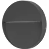 Image de Forlight - Encastrés De Mur Ip65 Nod Round Led 2.6W 3000K Noir 128Lm