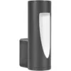Image de Brit - Aplique Exterior led con Luz Cálida 3000K para Jardín y Terraza IP54 de Color Gris Urbano
