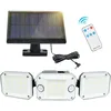 Image de Lampes Solaires d'extérieur de Mouvement avec Télécommande,6000mAh 1200LM Lampes Solaires à détecteur ave Solaire Panneau Indépendant,4 Modes 270°