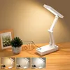Image de Longziming   Lampe de bureau sans fil rechargeable 8000mAh   3 niveaux de luminosité   Températures de couleur 3000K/4500K/6000K   Design pliable