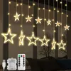 Image de Guirlande lumineuse LED de 3,5 m avec 8 modes de clignotement, idéale pour Noël, un mariage, une fête, la maison ou la décoration d'une chambre (A