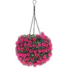 Image de Lustre de Boule d'herbe de Fleur Boules de Rondes Boules topiaires éclairées Fleur Artificielle Fleurs artificielles Fausses Plantes suspendues
