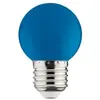 Image de Ampoule led globe bleu 1W (Eq. 8W) E27