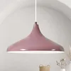 Image de Champion Suspension Industrielle en Métal Lilas Peint à la Main   Lustre Vintage E27 Ø35 cm pour Salon, Chambre ou Salle à Manger