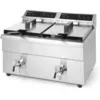 Image de Hendi - Friteuse double induction avec robinet kitchen line 2x 8 l 215029