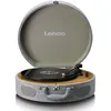Image de Tourne disque retro en bois avec haut parleurs integres bluetooth et cellule at3600l gris