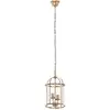 Image de Steinhauer - Sienna Pimpernel Plafonnier Suspension Cylindrique Bronze Brossé, Verre Transparent