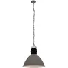 Image de Steinhauer - Sienna Fresh Dome Pendant Plafonniers Gris Industriel, Noir Brillant, Métal