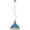 Image de Steinhauer - Sienna Tough Guy Plafonnier Dome Suspension Bleu Fuchsia, Verre Mat, Métal