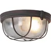 Image de Steinhauer - Mexlite - plafonnier - Lisanne - marron - verre métal - ø 17cm -