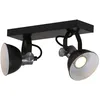 Image de Spot mural led plafonnier brun rouille salon chambre spot lampe mobile Steinhauer 1534ZW