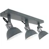 Image de Plafonnier led éclairage de salon gris blanc lumière projecteur mobile Steinhauer 2134GR