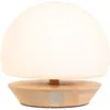 Image de Steinhauer - Sienna Ancilla Globe Lampe de Table Bois Clair, Verre Mat