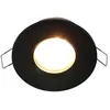 Image de Sienna Pelite Spot Downlight Encastré Noir Mat IP44