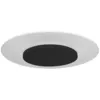 Image de Steinhauer - Sienna Lido Plafonnier Flush Noir Mat, Transparent Edité