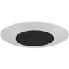 Image de Steinhauer - Sienna Lido Plafonnier Flush Noir Mat, Transparent Edité