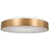 Image de Steinhauer - Sienna Ring Sled Plafonnier Cylindrique Or Mat, Plastique Blanc