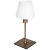 Image de Steinhauer - Lampe de table lampe de table lampe de chambre 1 flamme verre bronze E14 h 33 cm