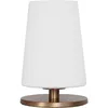 Image de Steinhauer - Lampe de table lampe de table lampe de salon 1 flamme verre bronze E27 h 26 cm