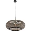 Image de Steinhauer - Anne Lighting - suspension - Maze - noir - bambou bois - ø 60cm -