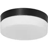 Image de Steinhauer - plafonnier - Ikaro - noir - verre métal - ø 24cm -