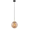 Image de Steinhauer - suspension - Bollique led - ambre - verre métal - ø