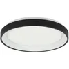 Image de Steinhauer - plafonnier - Ringlede - noir - plastique - Ø 38cm -