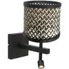Image de Steinhauer - applique murale - Stang - noir - bambou métal -