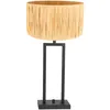 Image de Steinhauer - lampe de table - Stang - noir - lin métal - ø 30cm -