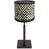 Image de Steinhauer - lampe de table - Stang - noir - lin métal - ø 20cm -