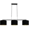 Image de Steinhauer - suspension - Stang - noir - lin métal - grande lampe