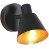 Image de Mexlite - spot - Oeroe - noir - métal - lampe de lit - E14 -