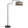 Image de Steinhauer - lampadaire - Bloeba - noir - bambou métal - Ø 40cm -