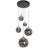 Image de Steinhauer - suspension - Bollique - noir - verre verre fumé - Ø