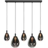 Image de Steinhauer - suspension - Glimsy - noir - verre - grande lampe de