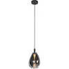 Image de Steinhauer - suspension - Glimsy - noir - verre métal - Ø 22cm -