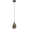 Image de Steinhauer - suspension - Glimsy - noir - verre métal - Ø 15cm -