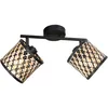 Image de Mexlite - spot - Bambus - naturel noir - bambou métal - spot en
