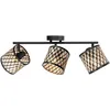 Image de Mexlite - spot - Bambus - naturel noir - bambou métal - spot en