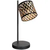 Image de Mexlite - lampe de table - Bambus - naturel noir - bambou métal -