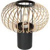 Image de Steinhauer - lampe de table - Bloeba - naturel noir - bambou