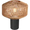 Image de Steinhauer - lampe de table - Bloeba - naturel noir - coton métal