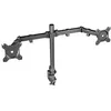 Image de Trust GXT 1120 Mara Dual Monitor Arm 81,3 cm (32") Noir Bureau
