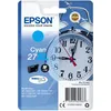 Image de Alarm clock Singlepack Cyan 27XL DURABrite Ultra Ink - Original - Cyan - WorkForce WF-7720DTWF - WorkForce WF-7715DWF - WorkForce WF-7710DWF